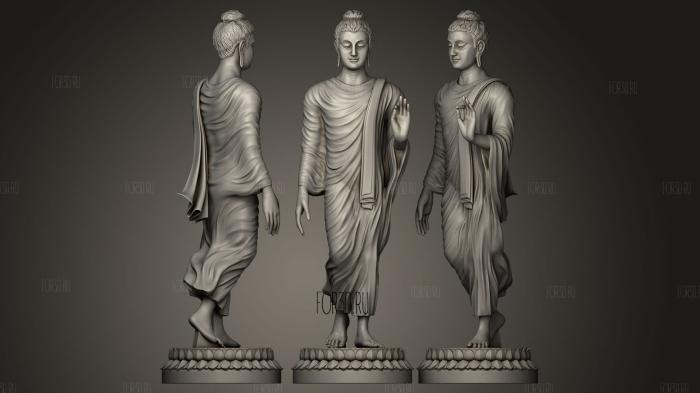 Kantara Buddha stl model for CNC